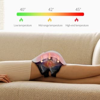 LCD Touch Screen Cordless Infrared Heating Knee Massager view 3